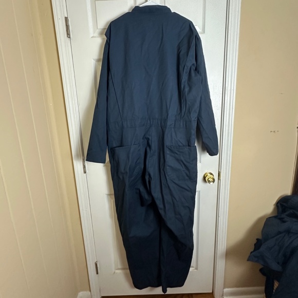 Liberty Tractor Supply Navy Long Sleeve Work Coveralls Men Size XL - Picture 5 of 5